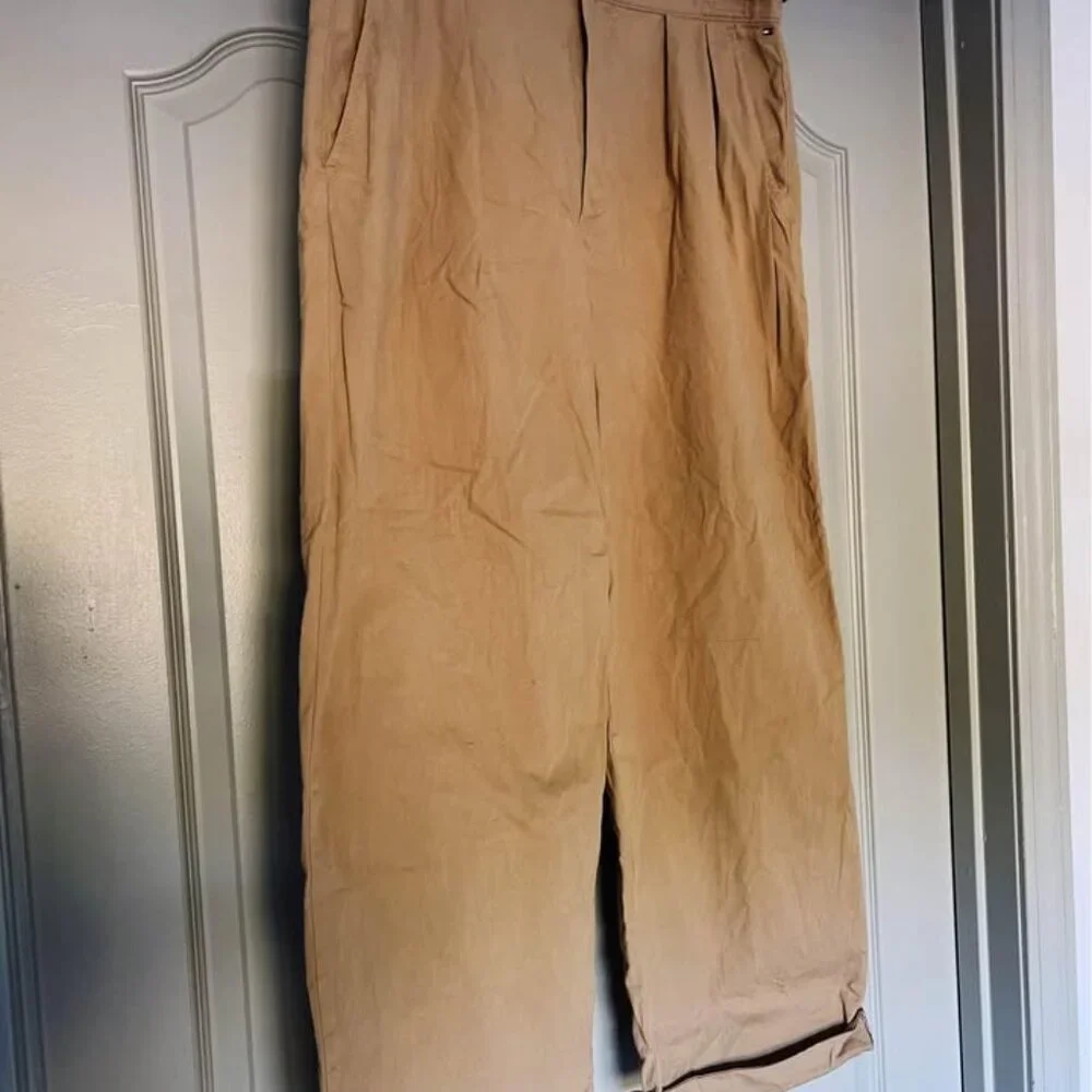 👖 Tommy Hilfiger Women’s Canvas Pants – Two-Button Closure – Size 14 👖 - Picture 7 of 7